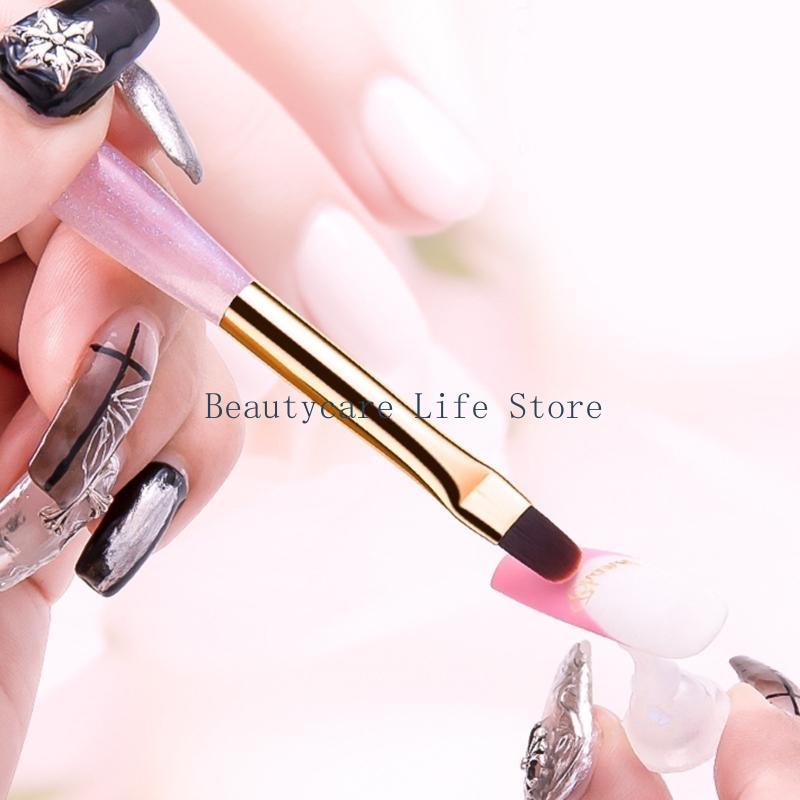 Nail Art Brush Set - 652C 4pcs Nails Art Brushes Set