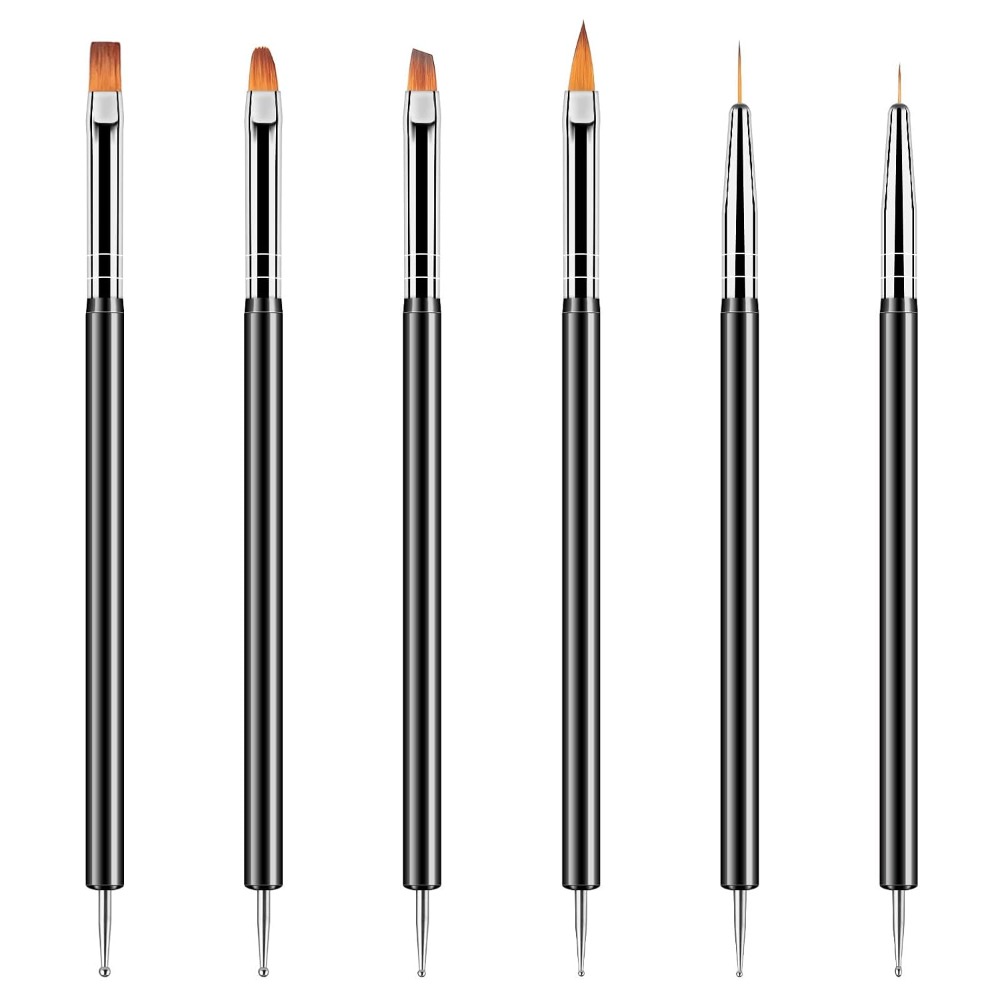 Nail Art Brush Set - Double Ended Nail Art Dotting Tools