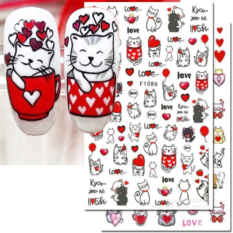 3d Nail Art Decals Valentine D - огляд і ціна Nail Art Valentines Day