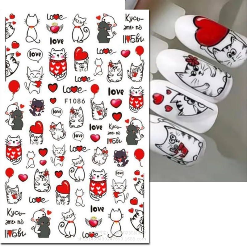 3d Nail Art Decals Valentine D - огляд і ціна Nail Art Valentines Day