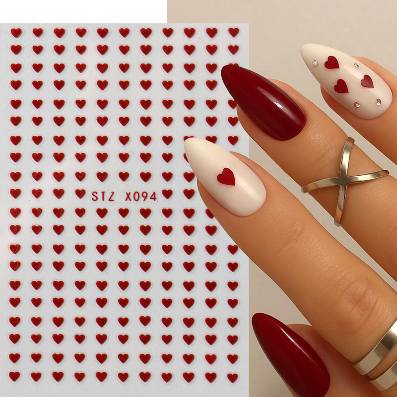 2pcs Mini Love Heart Nail Art  - огляд і ціна Nail Art Valentines Day