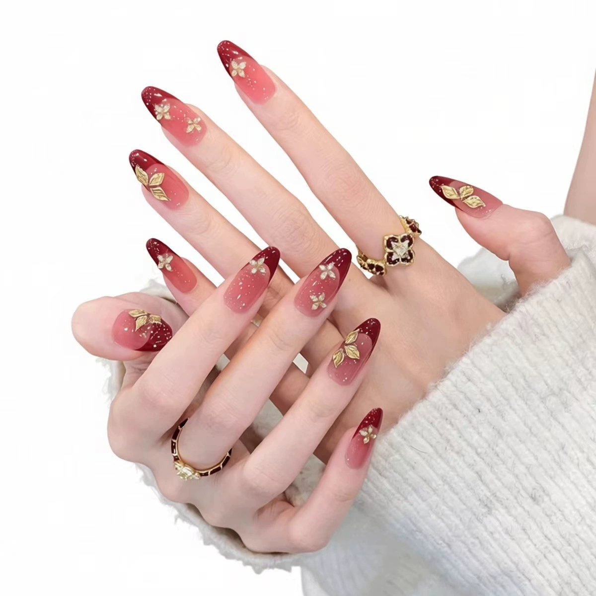 Sweet Cool Wine Red Gradient P - огляд і ціна Nail Art Red Wine