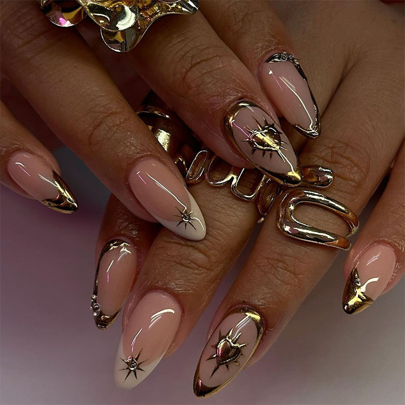 24Pcs Retro Wine Red French Al - огляд і ціна Nail Art Red Wine