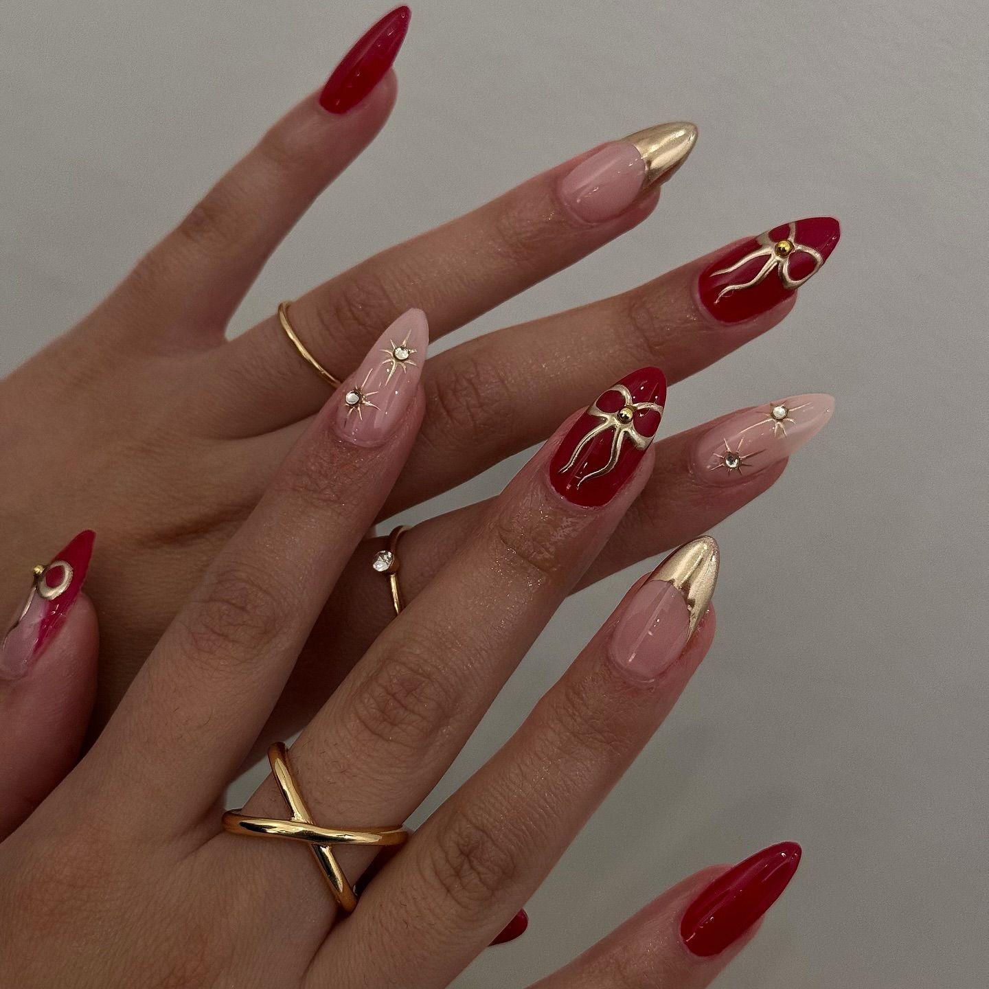 24Pcs Retro Wine Red French Al - огляд і ціна Nail Art Red Wine