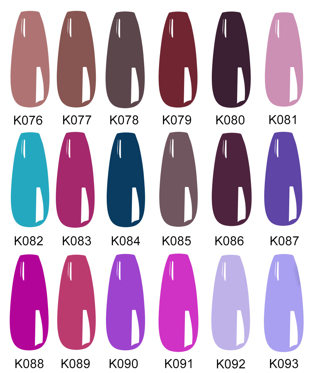 KODIES GEL Nail Polish UV/LED  - огляд і ціна Nail Art Red Wine