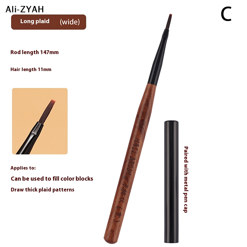 【ZYH】1/3Pcs Nail Art Liner Bru - огляд і ціна Nail Art Brush Set