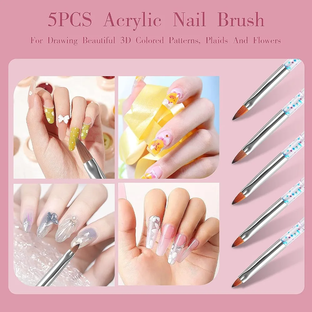 32pcs Nail Art Brushes, Acryli - огляд і ціна Nail Art Brush Set