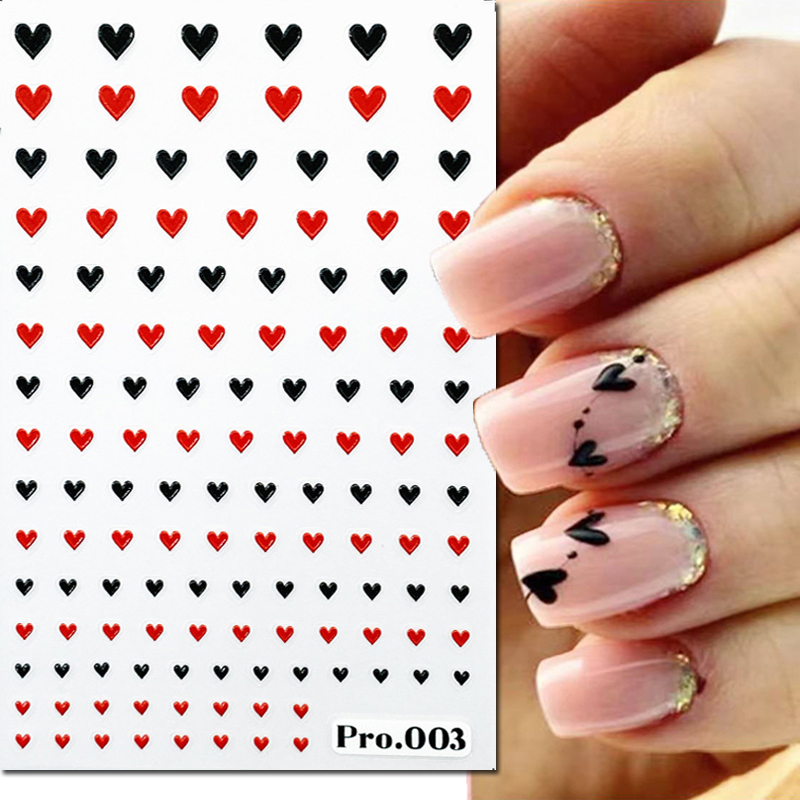 5d Embossed Nail Art Stickers  - огляд і ціна Nail Art Valentines Day