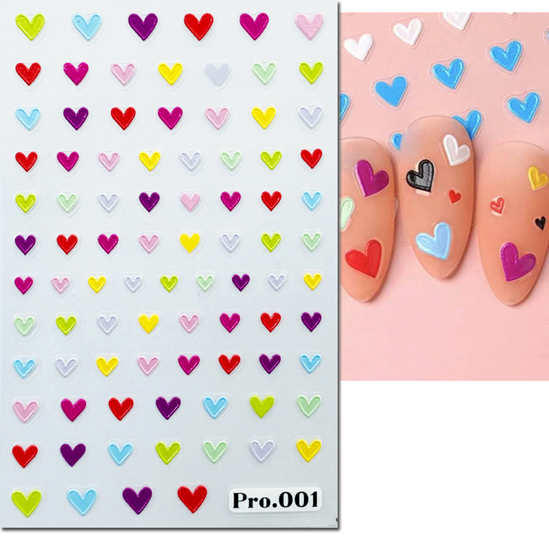 5d Embossed Nail Art Stickers  - огляд і ціна Nail Art Valentines Day