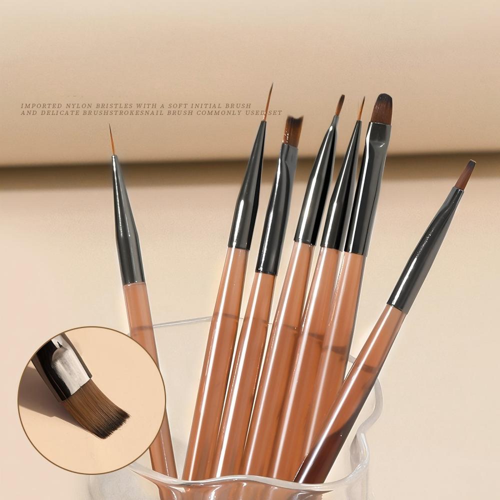 9Pcs Multi Head Nail Art Brush - огляд і ціна Nail Art Brush Set