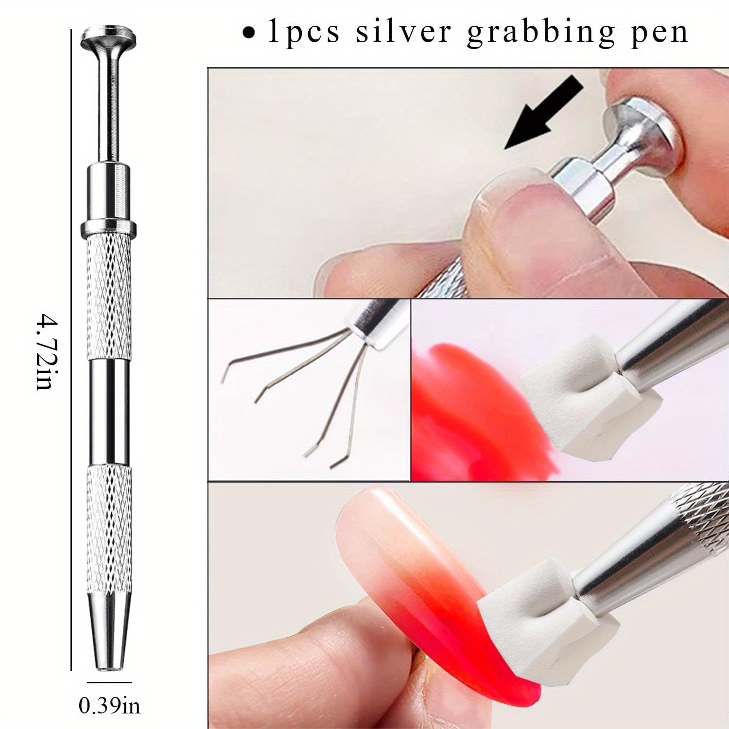 1/50/100Pcs Square Nail Art Sp - огляд і ціна Nail Art Brush Set