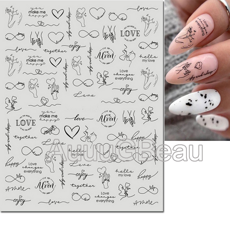 3d Nail Art Decals Valentine D - огляд і ціна Nail Art Valentines Day