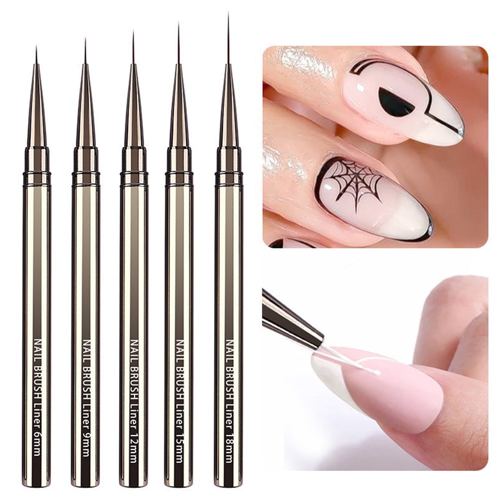 5-Piece Professional Nail Art  - огляд і ціна Nail Art Brush Set