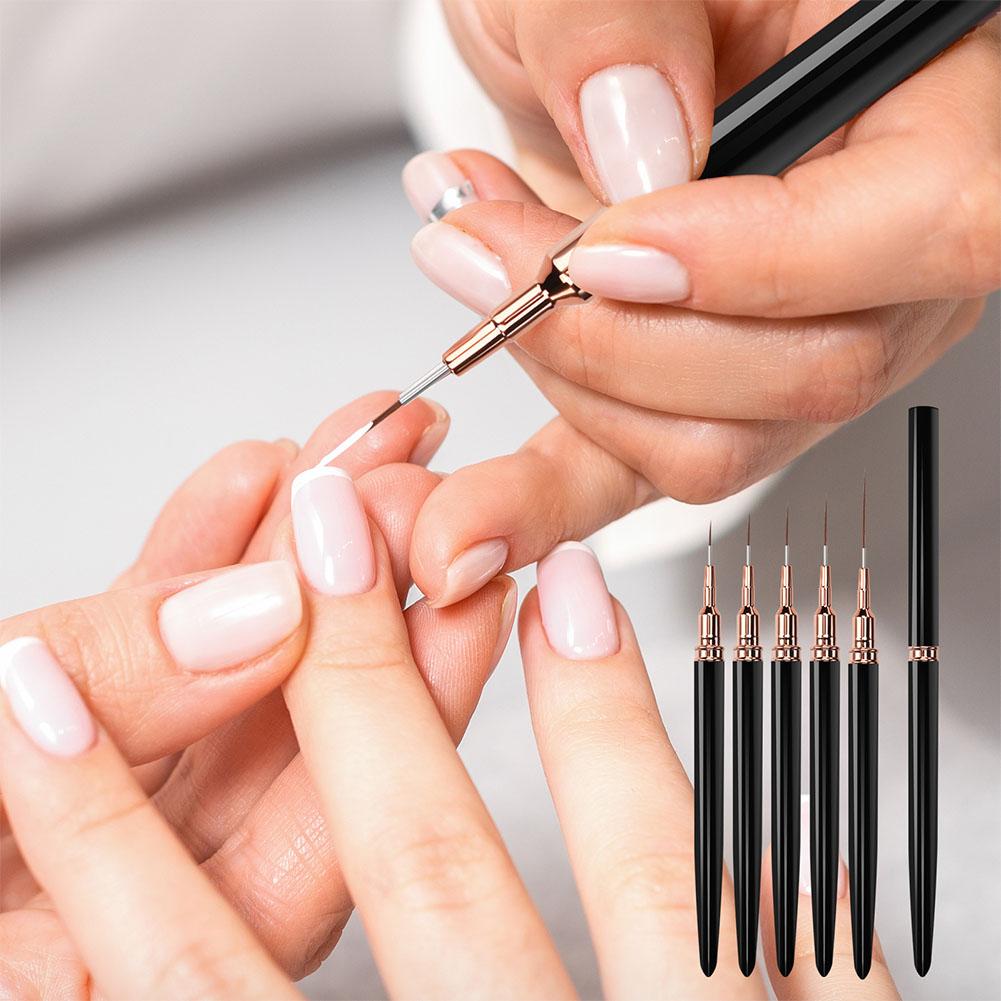5pcs Nail Art Liner Brush Set  - огляд і ціна Nail Art Brush Set