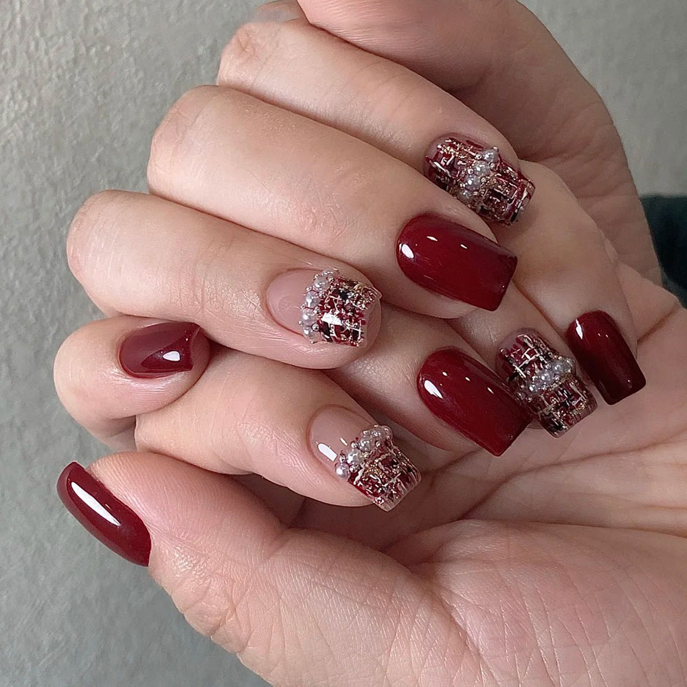 1pcs 5D Relief Love Hear Bow N - огляд і ціна Nail Art Valentines Day