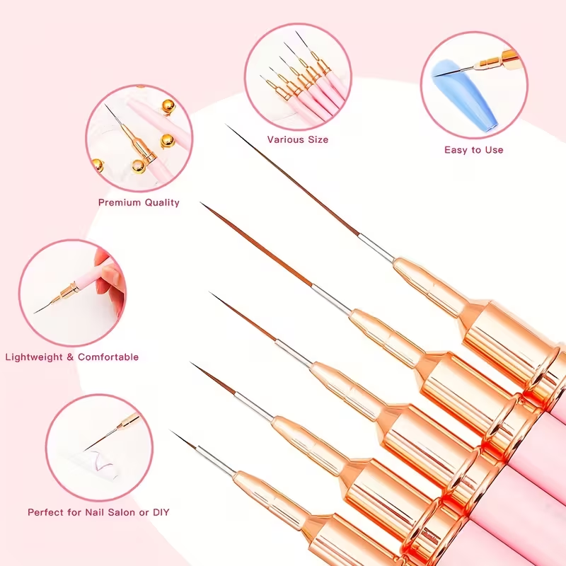 15pcs Professional Nail Art Br - огляд і ціна Nail Art Brush Set