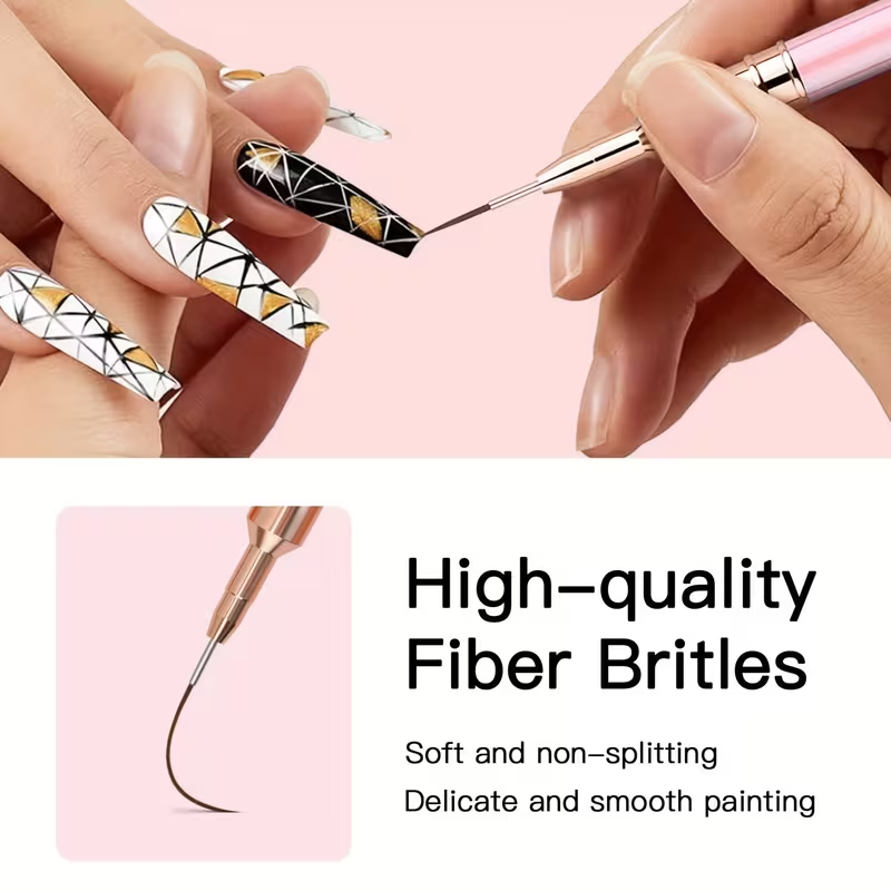 15pcs Professional Nail Art Br - огляд і ціна Nail Art Brush Set