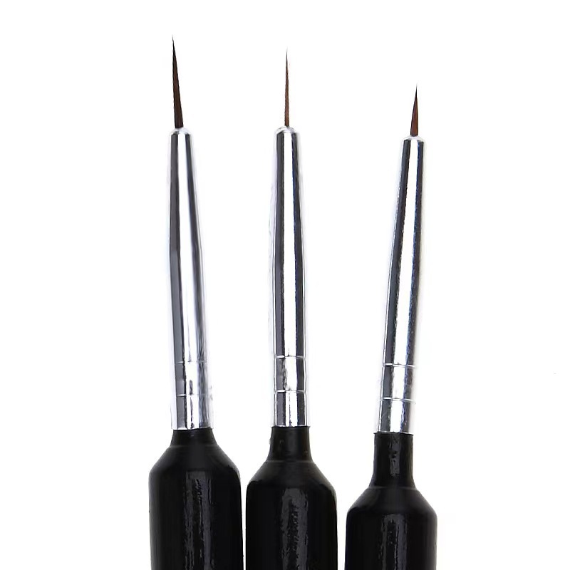3Pcs Ultra-fine Nail Art Liner - огляд і ціна Nail Art Brush Set
