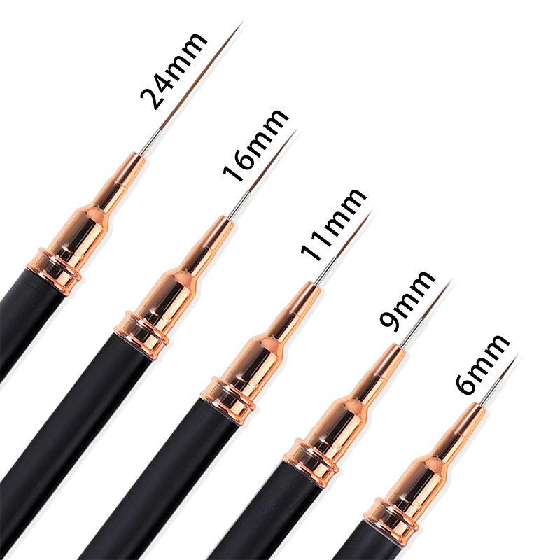 #5Pcs/Set Professional Nail Ar - огляд і ціна Nail Art Brush Set