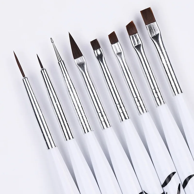 Nail Art Brush Ombre Brushes U - огляд і ціна Nail Art Brush Set