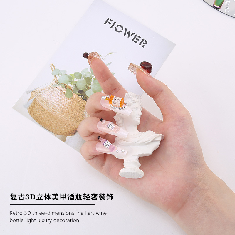 20*pcs New Wine Bottle Nail Ch - огляд і ціна Nail Art Red Wine