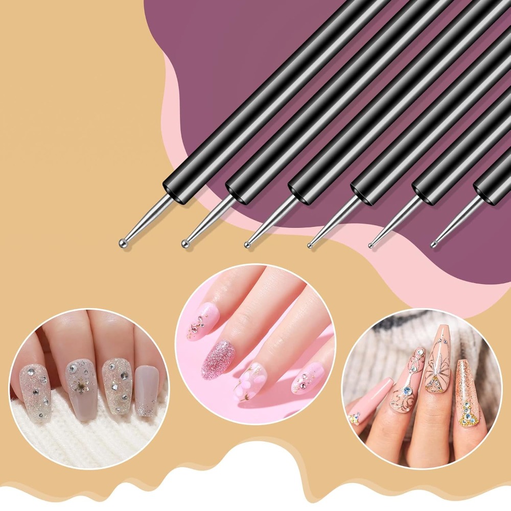 Double Ended Nail Art Dotting  - огляд і ціна Nail Art Brush Set
