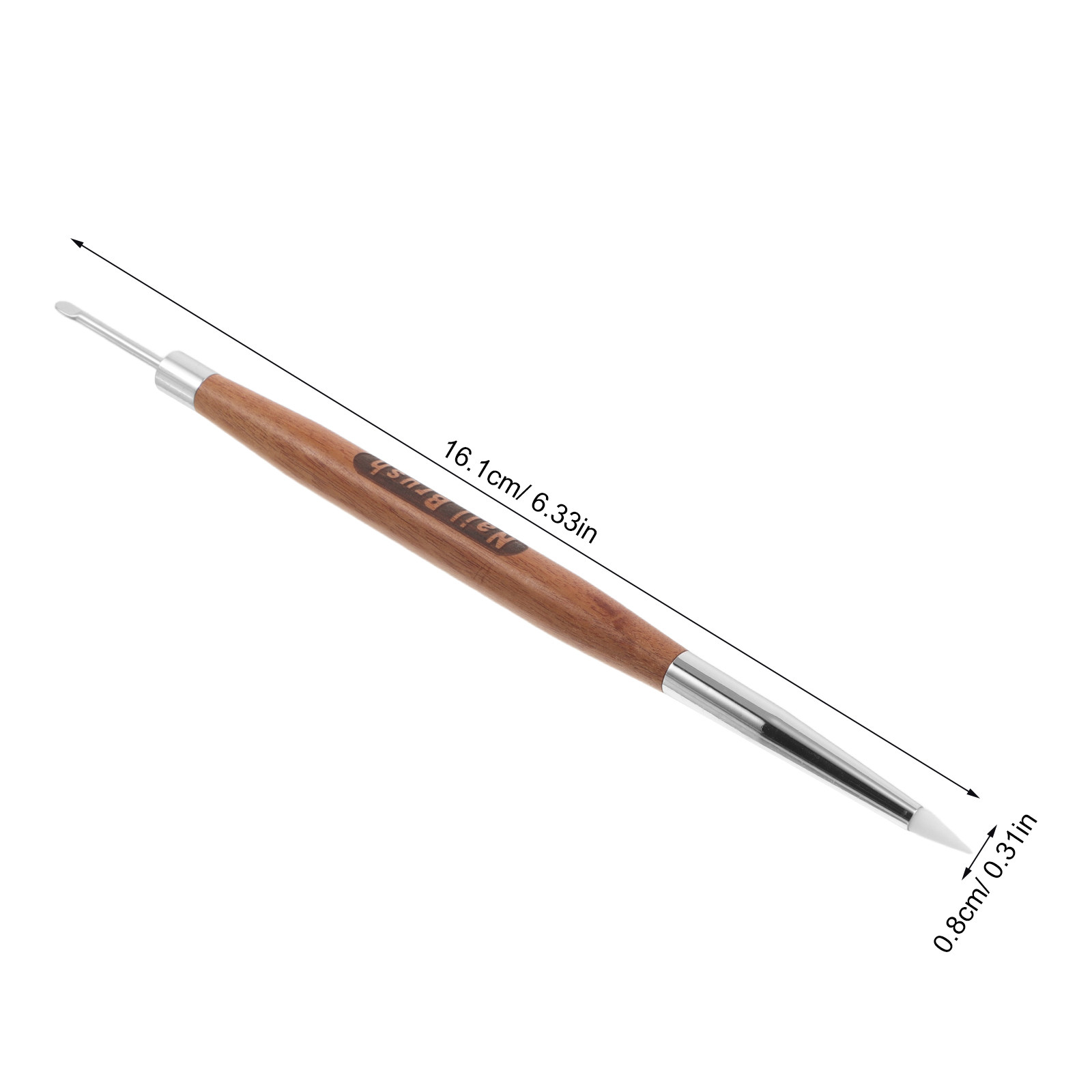 2Pcs Dual-Ended Nail Art Pen N - огляд і ціна Nail Art Brush Set