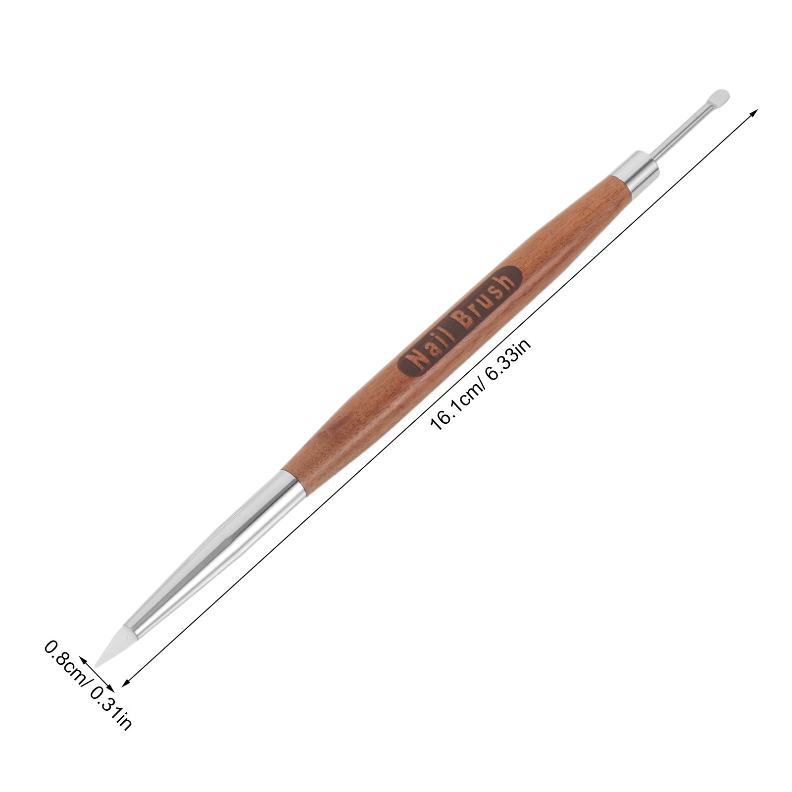 2Pcs Dual-Ended Nail Art Pen N - огляд і ціна Nail Art Brush Set
